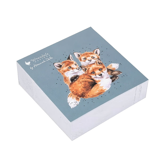 Snug As A Cub Fox Sticky Notes by Wrendale