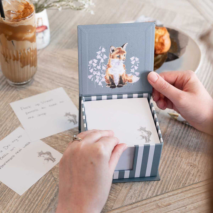 Snug As A Cub Fox Memo Note Block by Wrendale