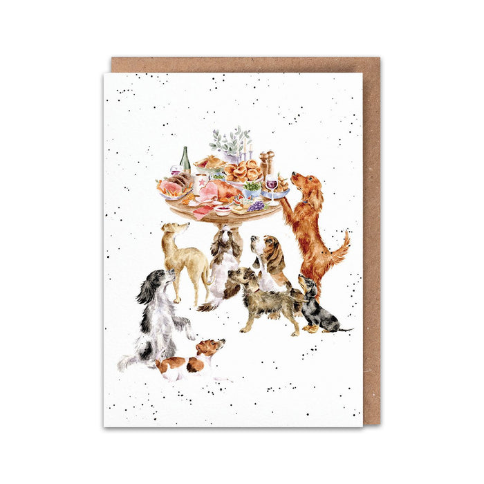 Sunday Lunch Dog Card by Wrendale