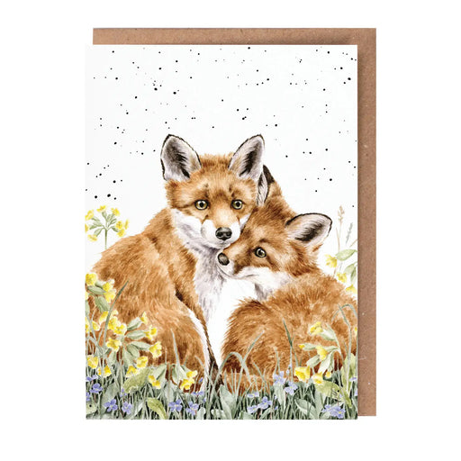 Growing Wild Together Fox Card by Wrendale