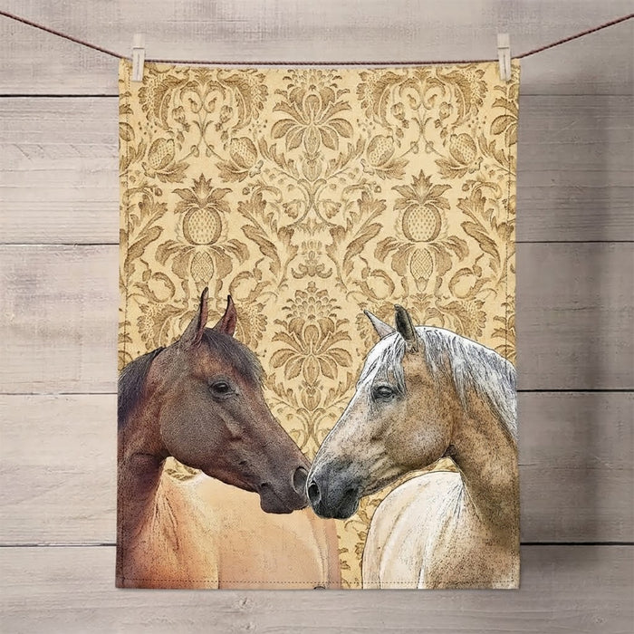 Gilded Manor Equestrian Kitchen Towel
