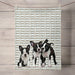 Boston Terrier Puppies Kitchen Towel
