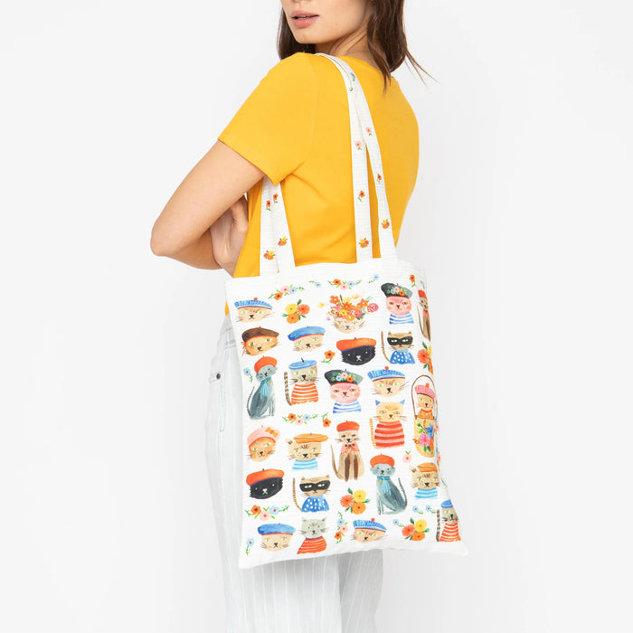 Ooh La La Parisian Cats Meow Tote Bag