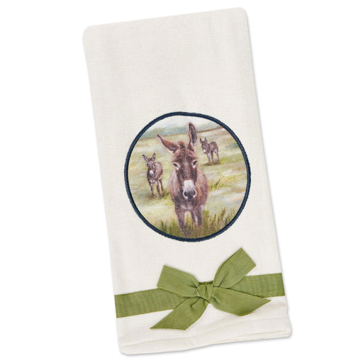 Donkey Kitchen Towel - Appliqued