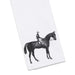 Horse & Jockey Vintage Art Cotton Bar Towel