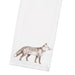 Standing Fox Vintage Art Cotton Bar Towel