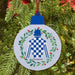 Secretariat Silks Wood Ornament