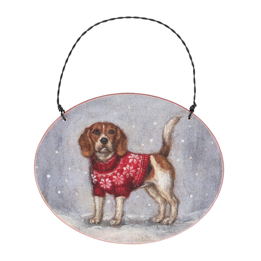 Cozy Beagle Ornament