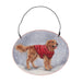 Cozy Golden Retriever Ornament