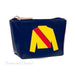 Racing Silks Navy Change Purse