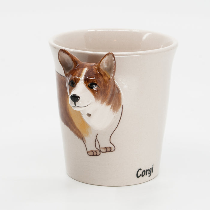 Welsh Corgi Hand-painted Dog Mug - Sable