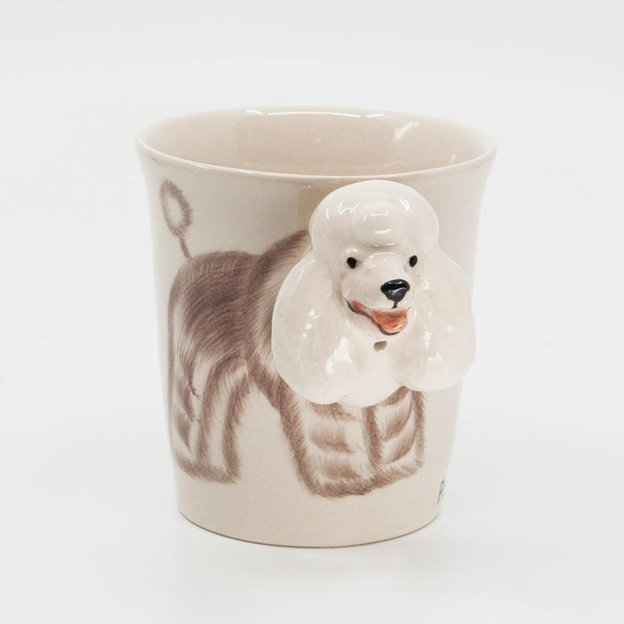 Poodle Pup Mug - White