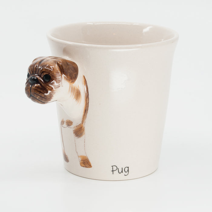 Pug Hand-painted Dog Mug