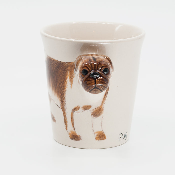 Pug Hand-painted Dog Mug