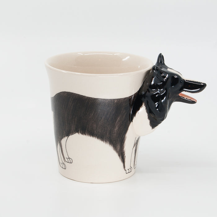 Border Collie Hand-painted Dog Mug