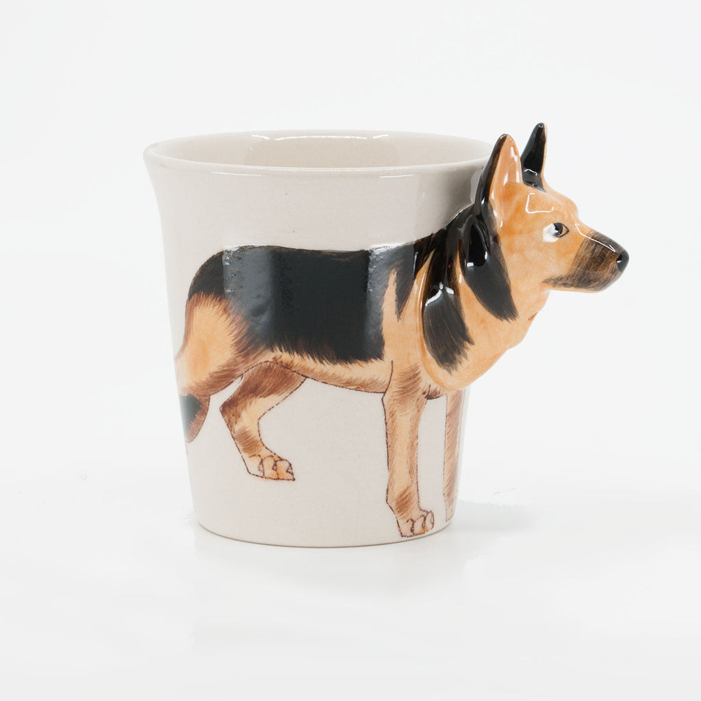 German Shepherd Hand-painted Dog Mug — Horse and Hound Gallery