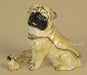 Pug Treasure Figurine Box
