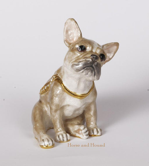 French Bulldog Figurine Box - Sitting