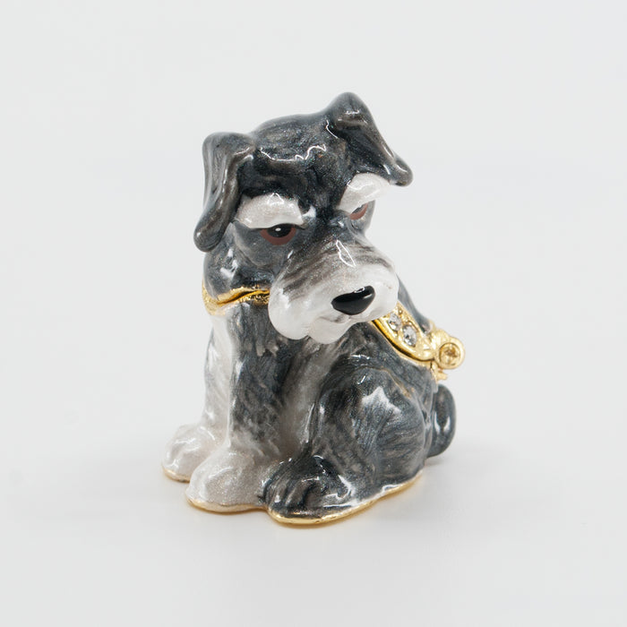 Shy Schnauzer Mini Figurine