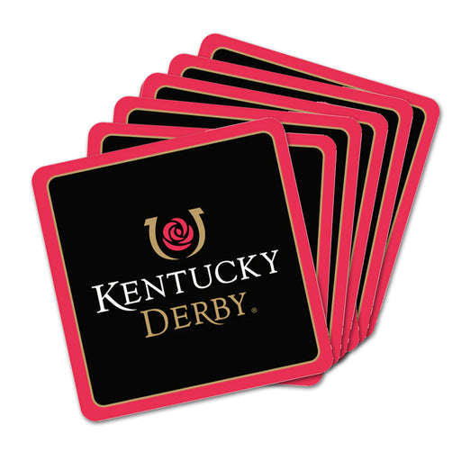 Kentucky Derby Rose Icon Coasters - Pkg/8