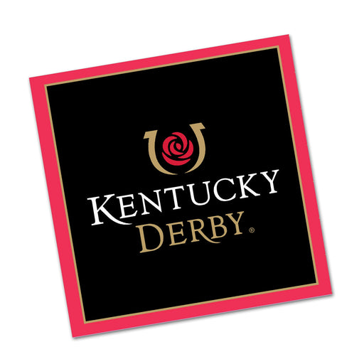 Kentucky Derby Rose Icon Luncheon Napkins - Pkg/24