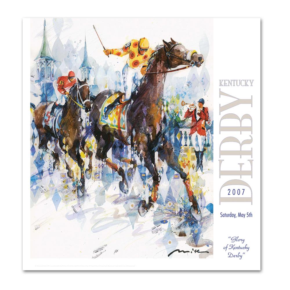 2007 Kentucky Derby Poster — Horse and Hound Gallery