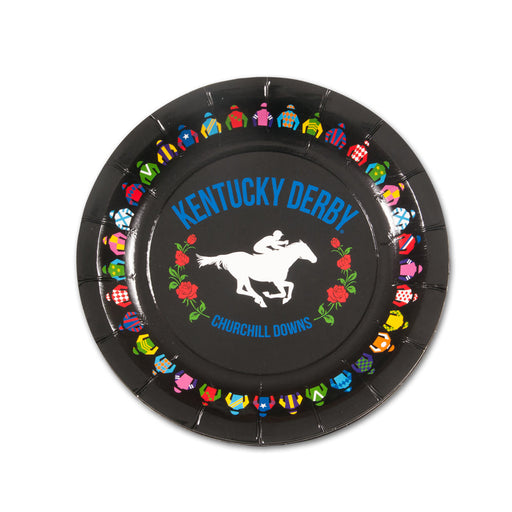 Kentucky Derby Trifecta Paper Plates 7" - Pkg 8