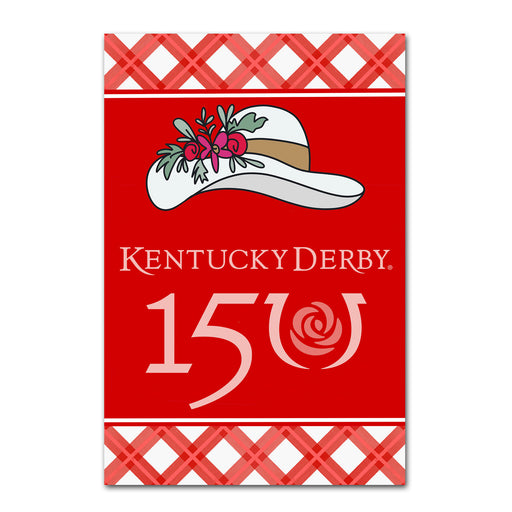 150th Kentucky Derby Ladies Hat Garden Flag