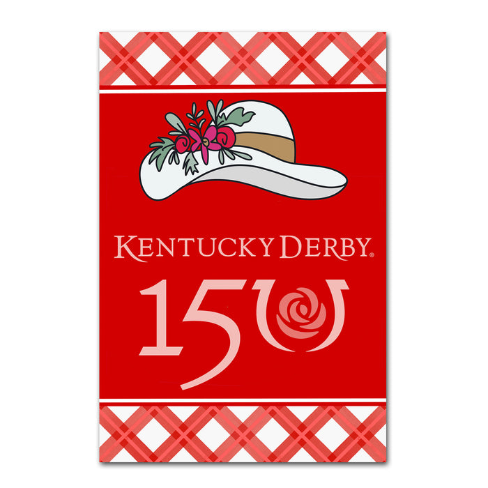 150th Kentucky Derby Ladies Hat Garden Flag