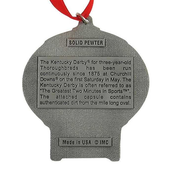 Kentucky Derby Track Dirt Ornament