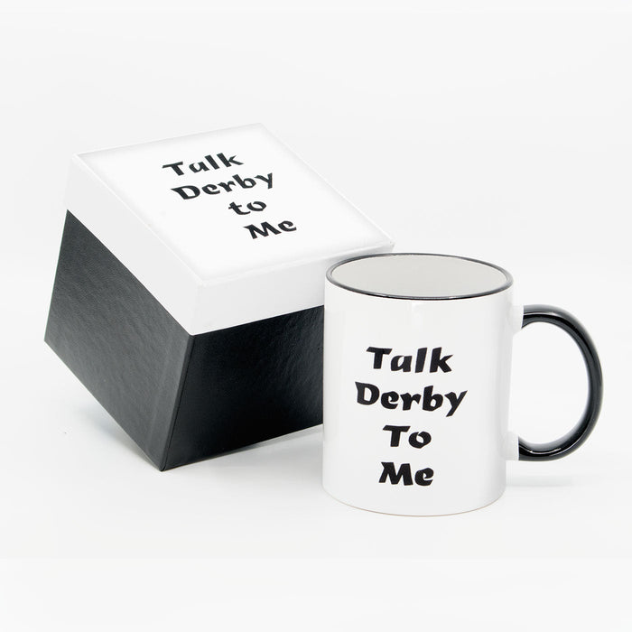 Talk Derby to Me Mug with Box