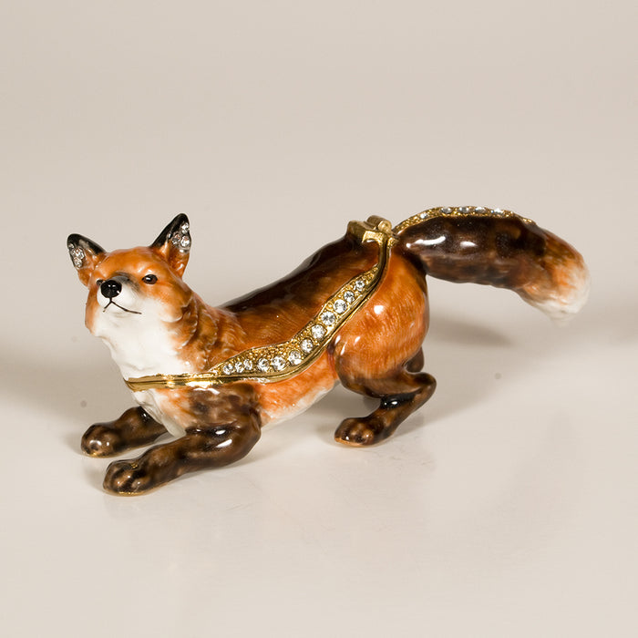Stalking Fox Treasure Box