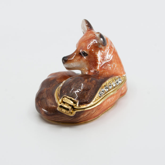 Napping Fox Mini Treasure Figurine