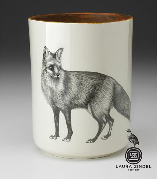 Standing Fox Utensil Jar by Laura Zindel