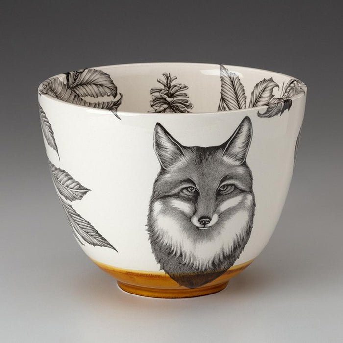 Fox Portrait Serving Bowl by Laura Zindel