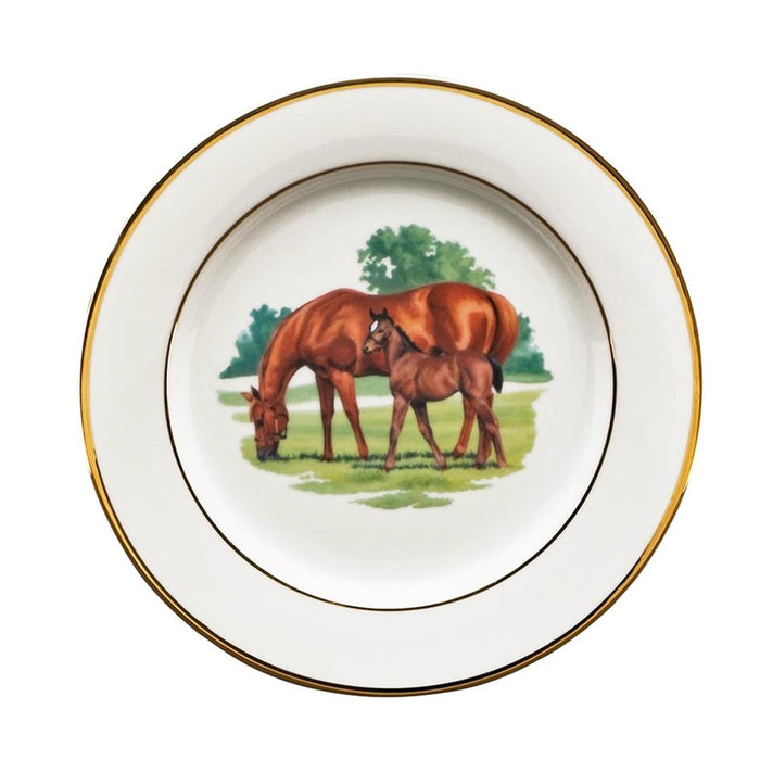 Bluegrass Salad Plate 8" - Julie Wear Equestrian Tableware
