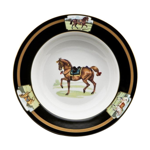 Imperial Horse Rim Soup Bowl 9" - Julie Wear Tableware