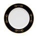 Cheval Black Luncheon Plate 9" - Julie Wear Equestrian Tableware