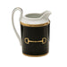 Cheval Black Creamer - Julie Wear Equestrian Tableware