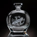 Forest Fox Etched Crystal Decanter