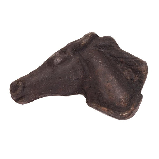 Horse Head Pull Rustic Bronze - Left