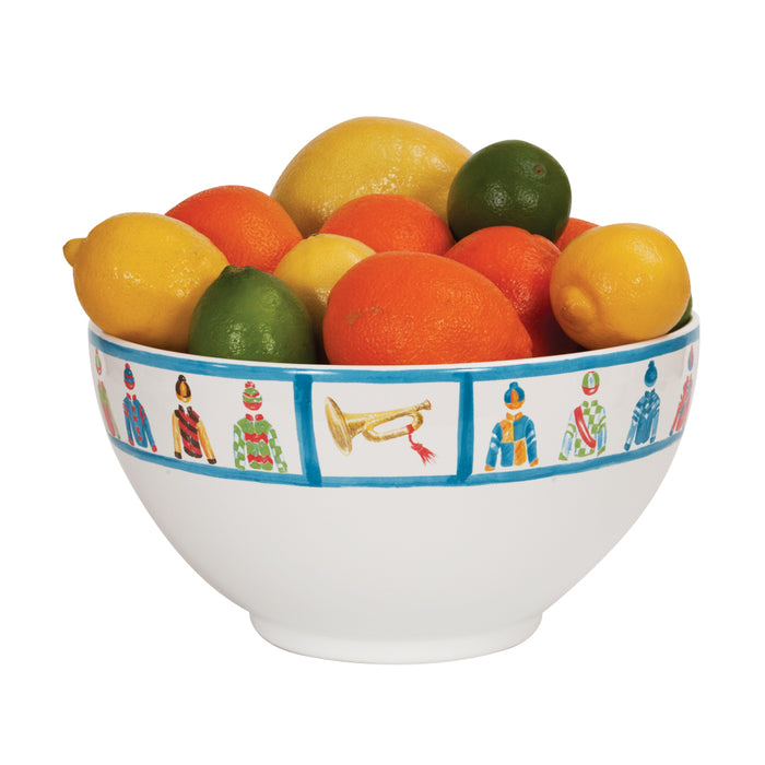 Jockey Silks Tableware Serving Bowl