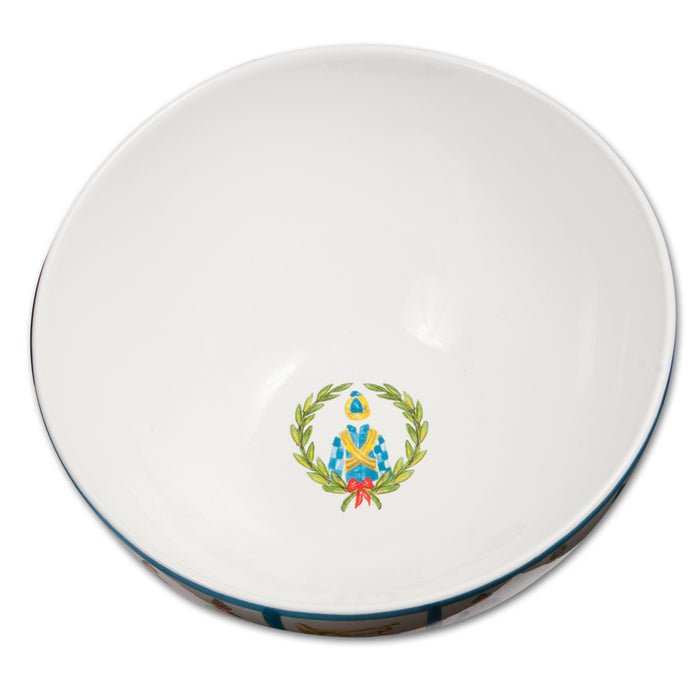 Jockey Silks Tableware Serving Bowl