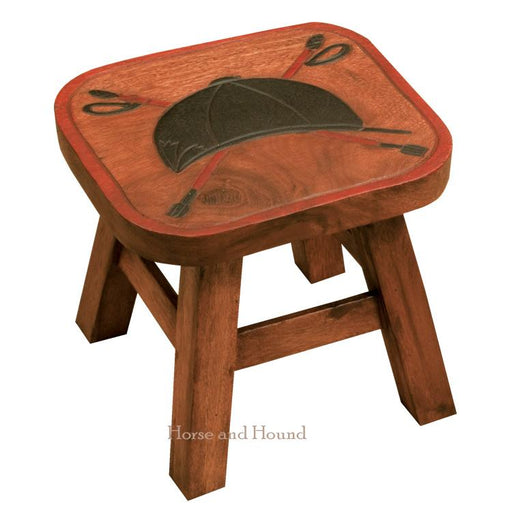 Cap & Crop Wood Foot Stool