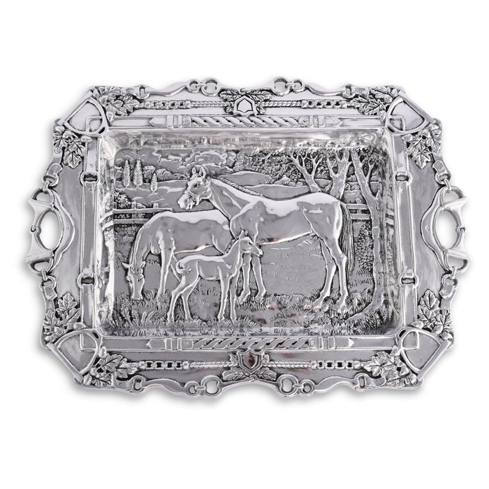 Arthur Court Grazing Horses Parlor Tray