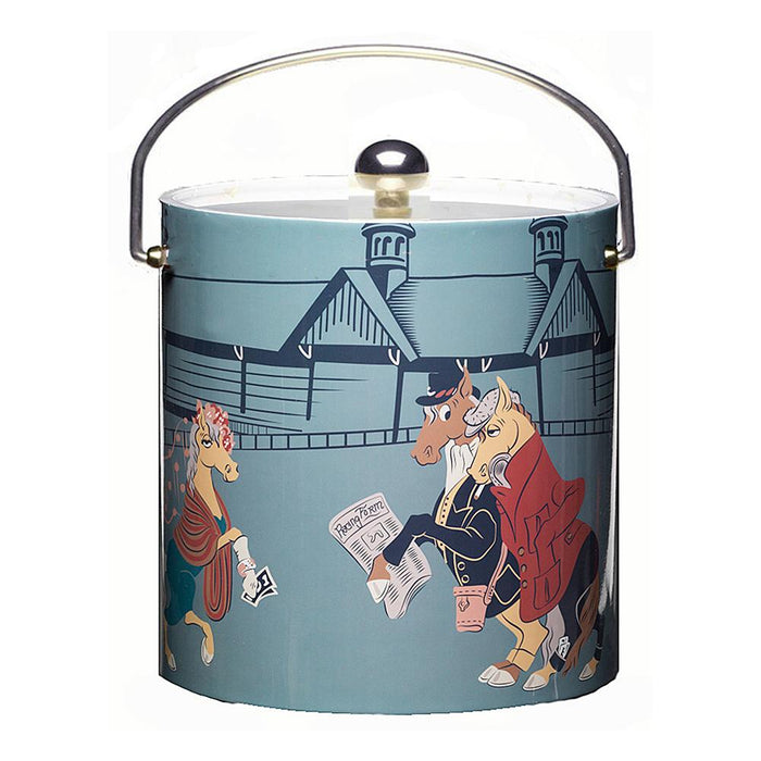 Day at the Races Insulated Ice Bucket - Art by Depler