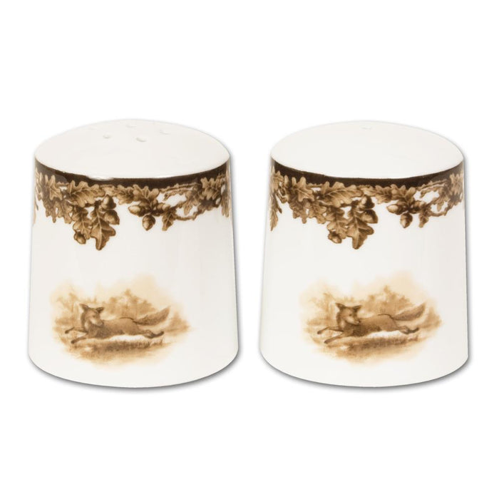 Aiken Hunt Dinnerware Salt & Pepper Shakers - Fox
