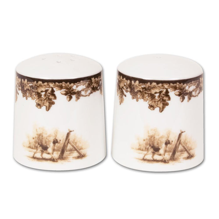 Aiken Hunt Dinnerware Salt & Pepper Shakers - Hound