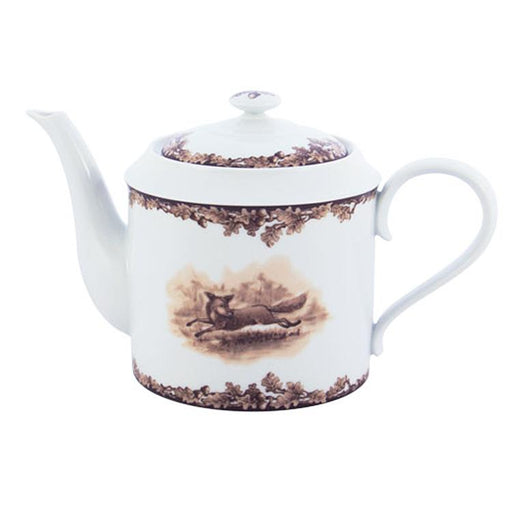 Aiken Hunt Dinnerware Teapot - Fox