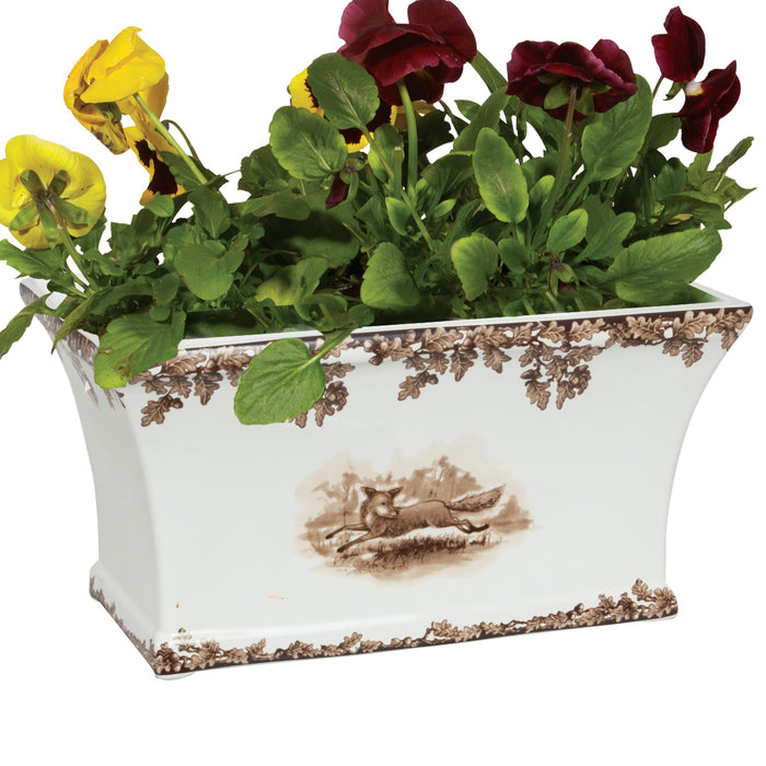 Aiken Hunt Dinnerware Vase Planter - Fox